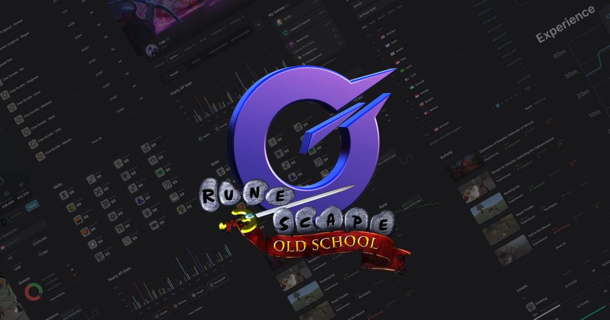 OSRS Hiscores, Stat Tracking and more on Void.gg Void.gg